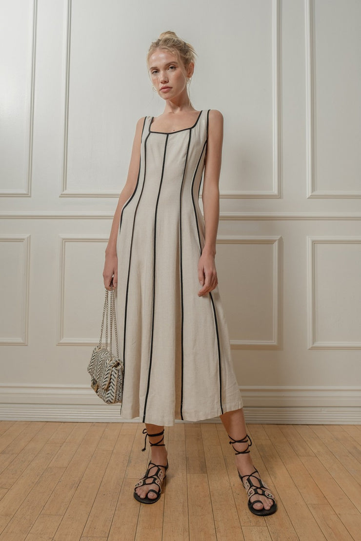 Linen Midi Dress