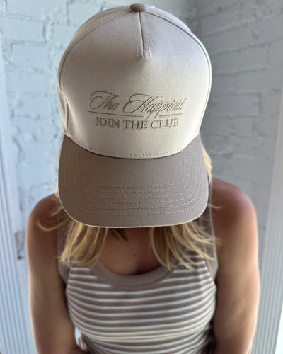 The Happiest Cursive Hat