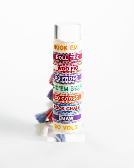 Go Frogs Tassel Bracelet