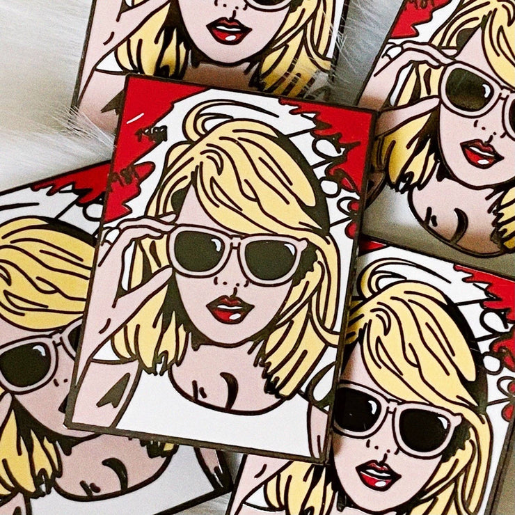 1989 T Swift Pop Art Enamel Pin