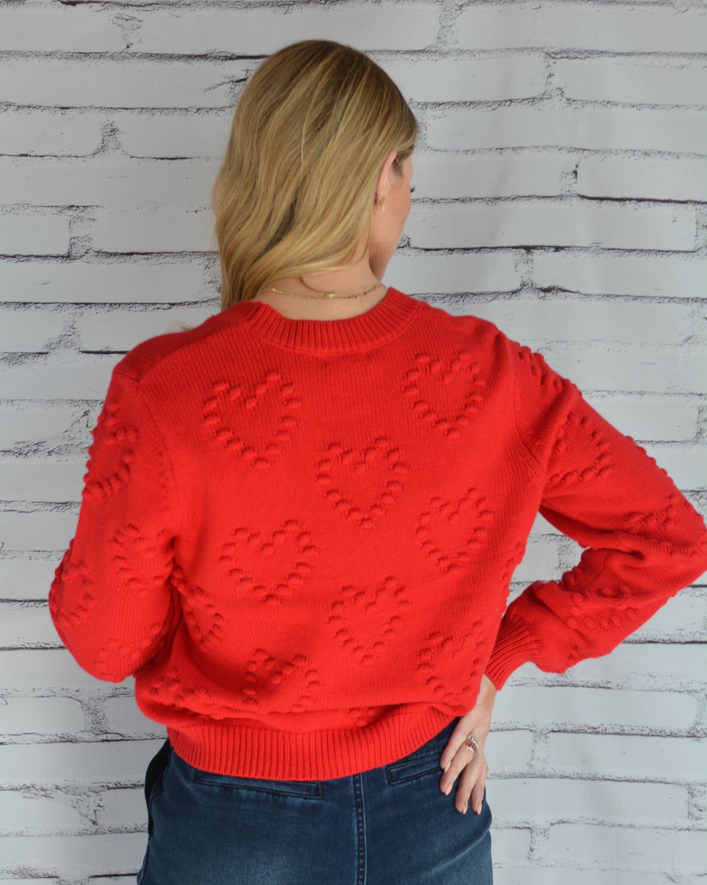 All Yours Cardigan Kiss Me Red