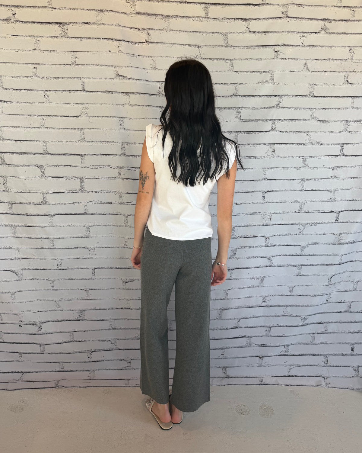 Peyton Sweater Pant Gray
