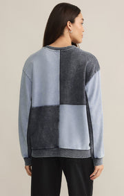 Fair and Square Denim Sweatshirt