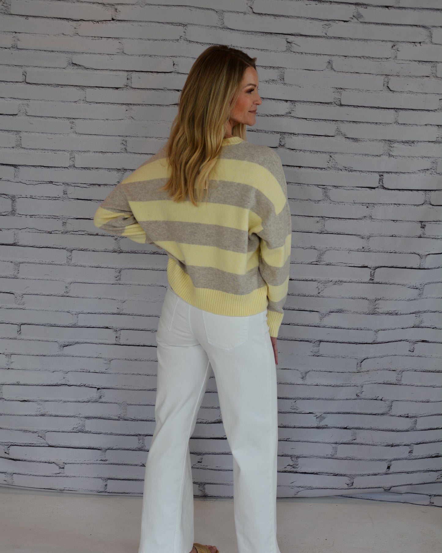 Cirrus Stripe Sweater Sunnyside