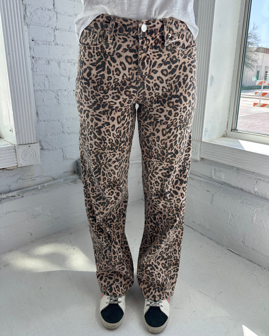 Taylor Leopard Jean