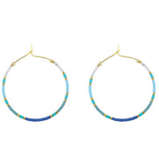 Miyuki Delica Hoop Earrings