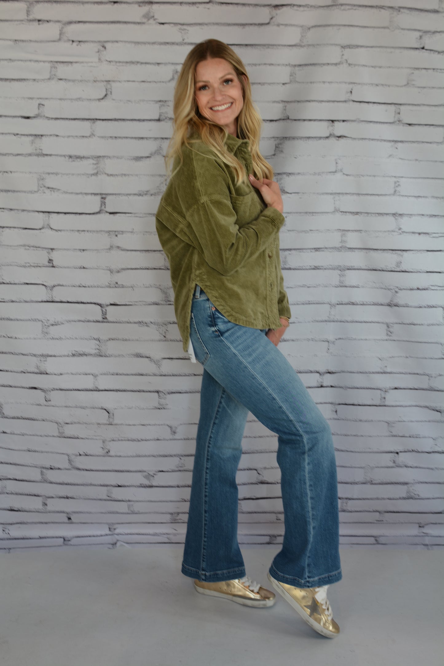 Gina Jacket Olive Branch