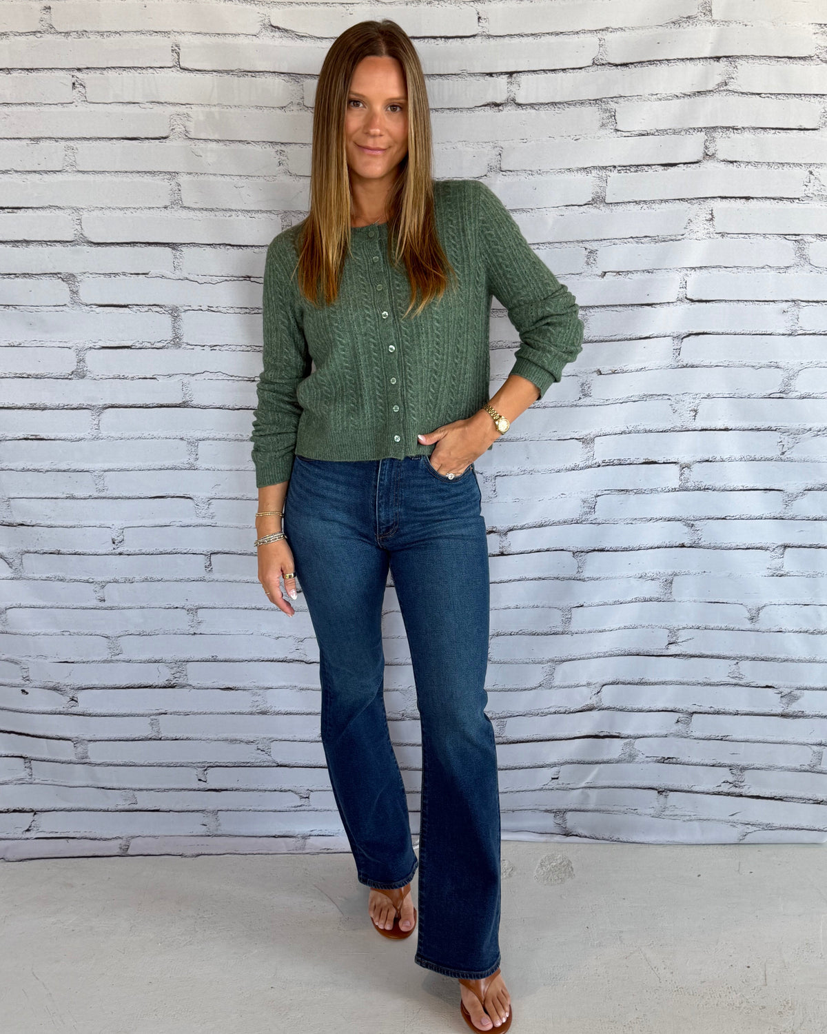 Medina Pointelle Cardigan