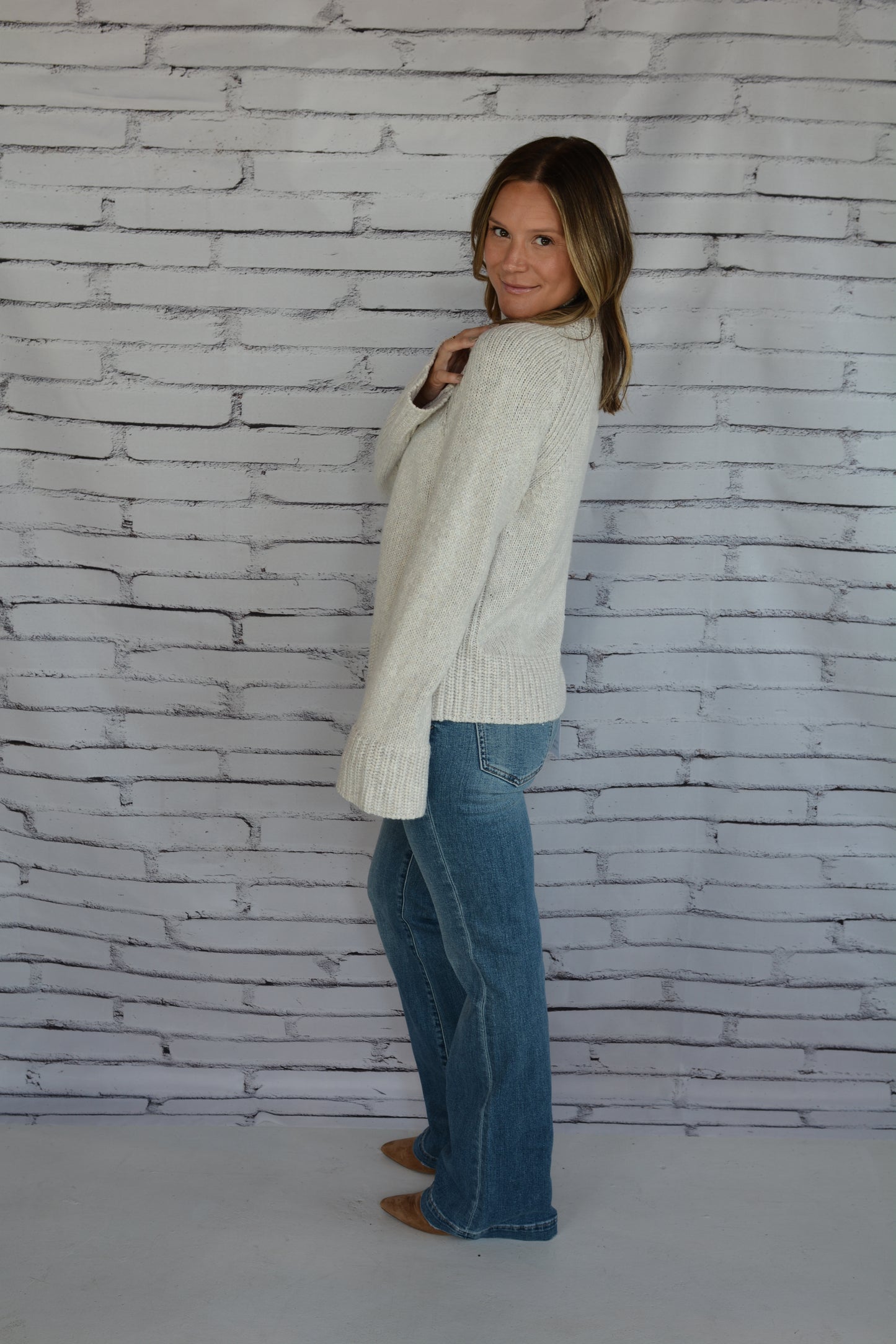 Emerge Funnel Neck Sweater