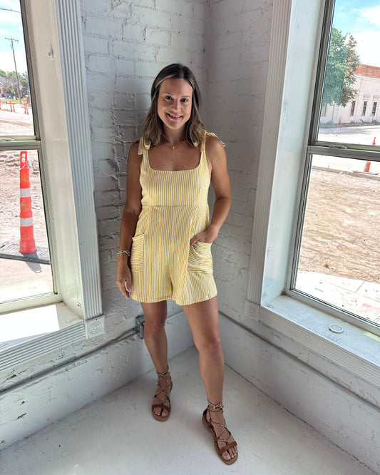 Amber Tie Romper