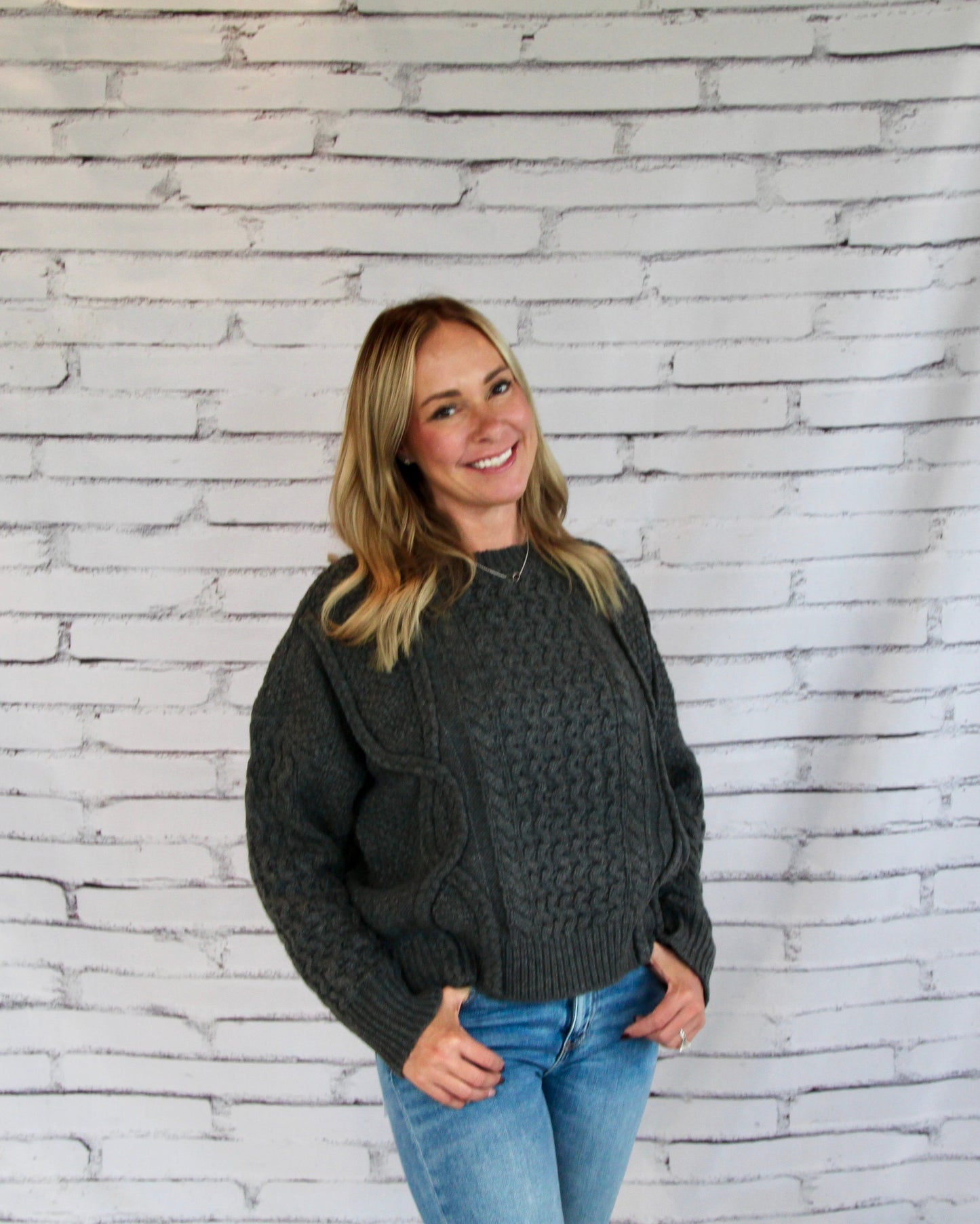 Hemingway Sweater Charcoal