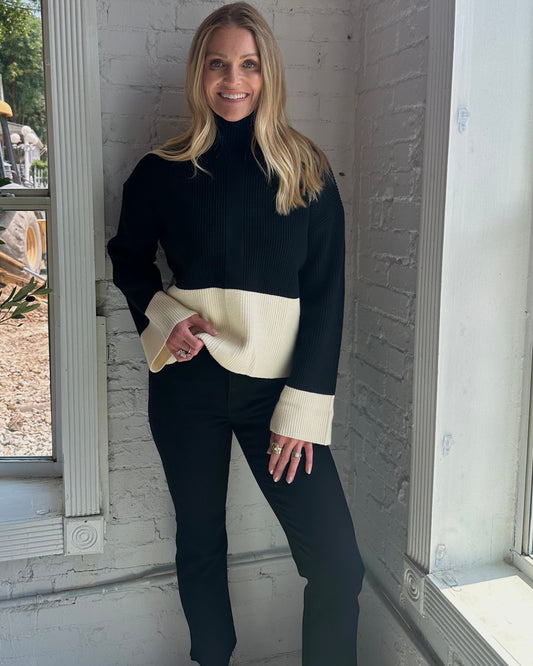 Abbey Color Block Sweater