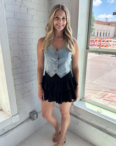 Norris Denim Vest Zurie