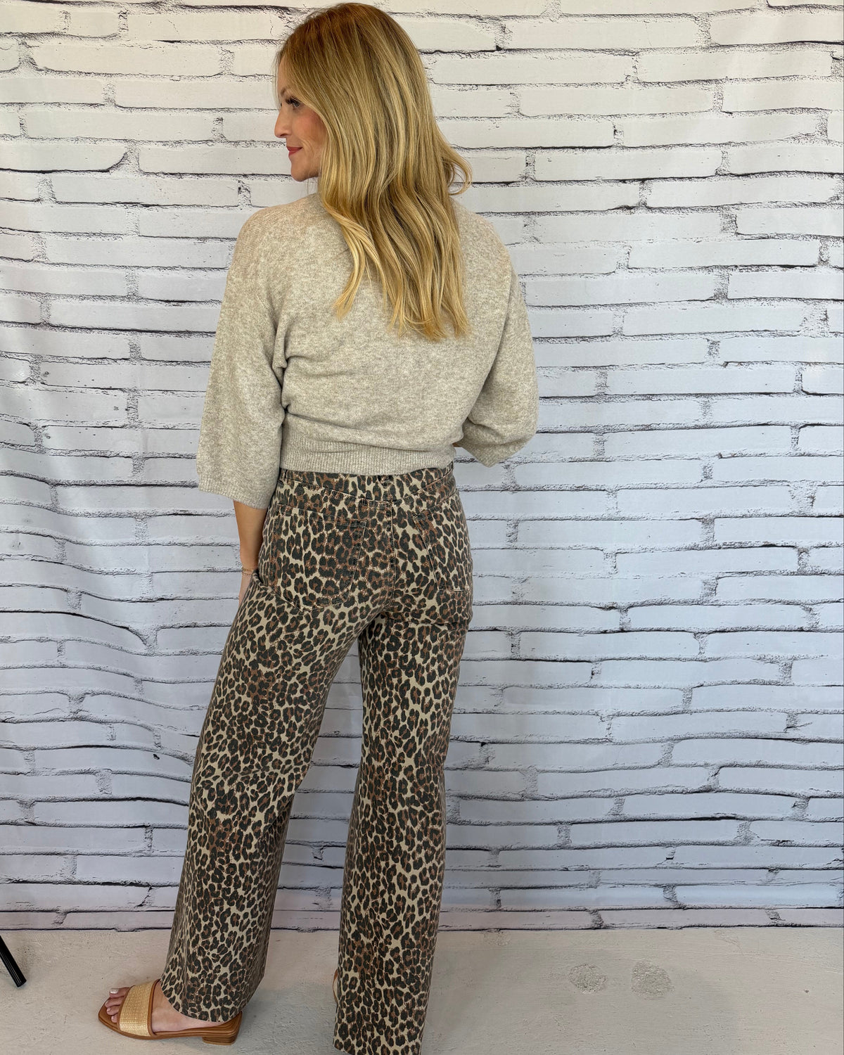 Far Out High Rise Wide Leg Cool Cat