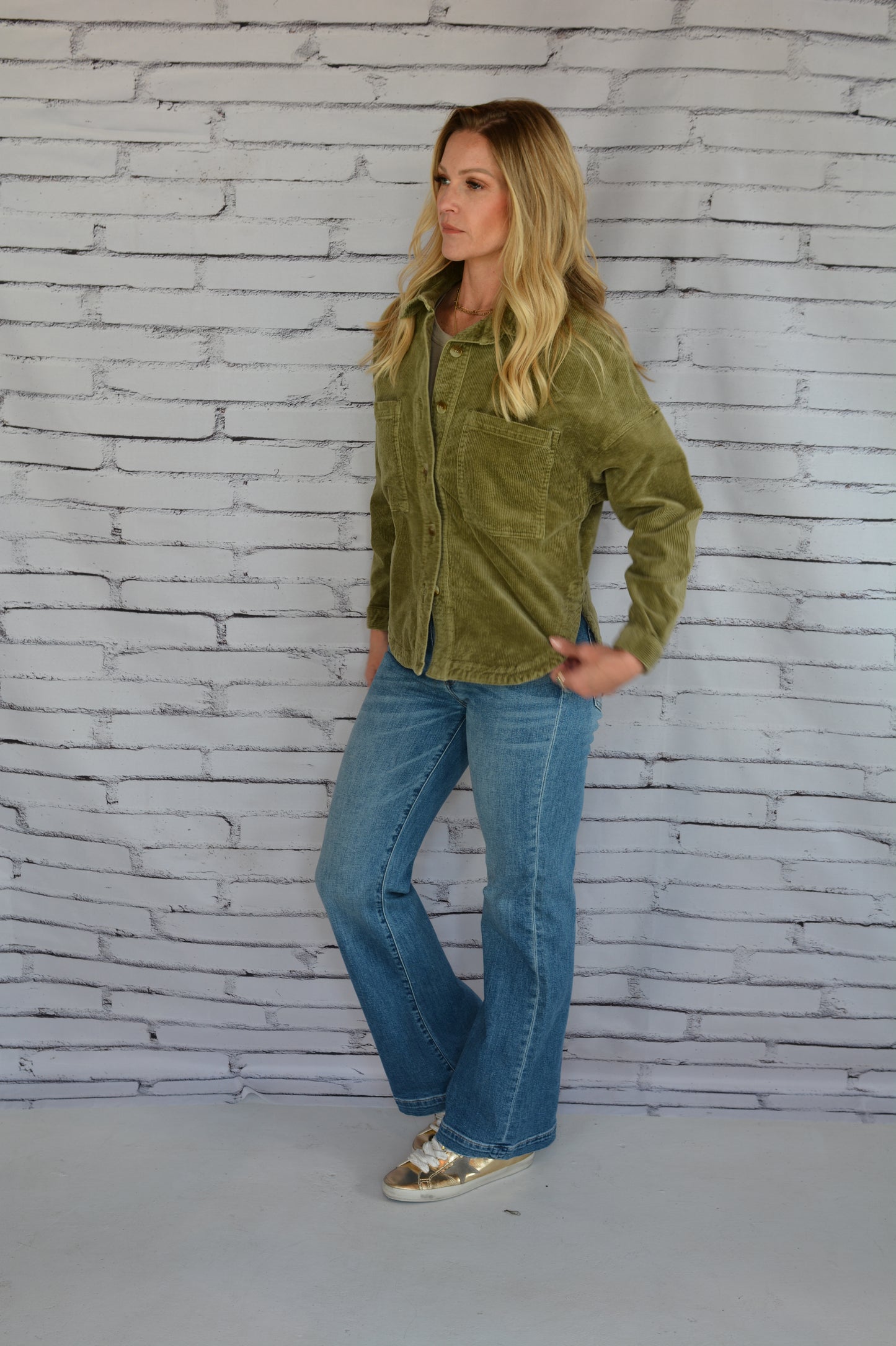 Gina Jacket Olive Branch