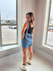 Denim Overall Romper