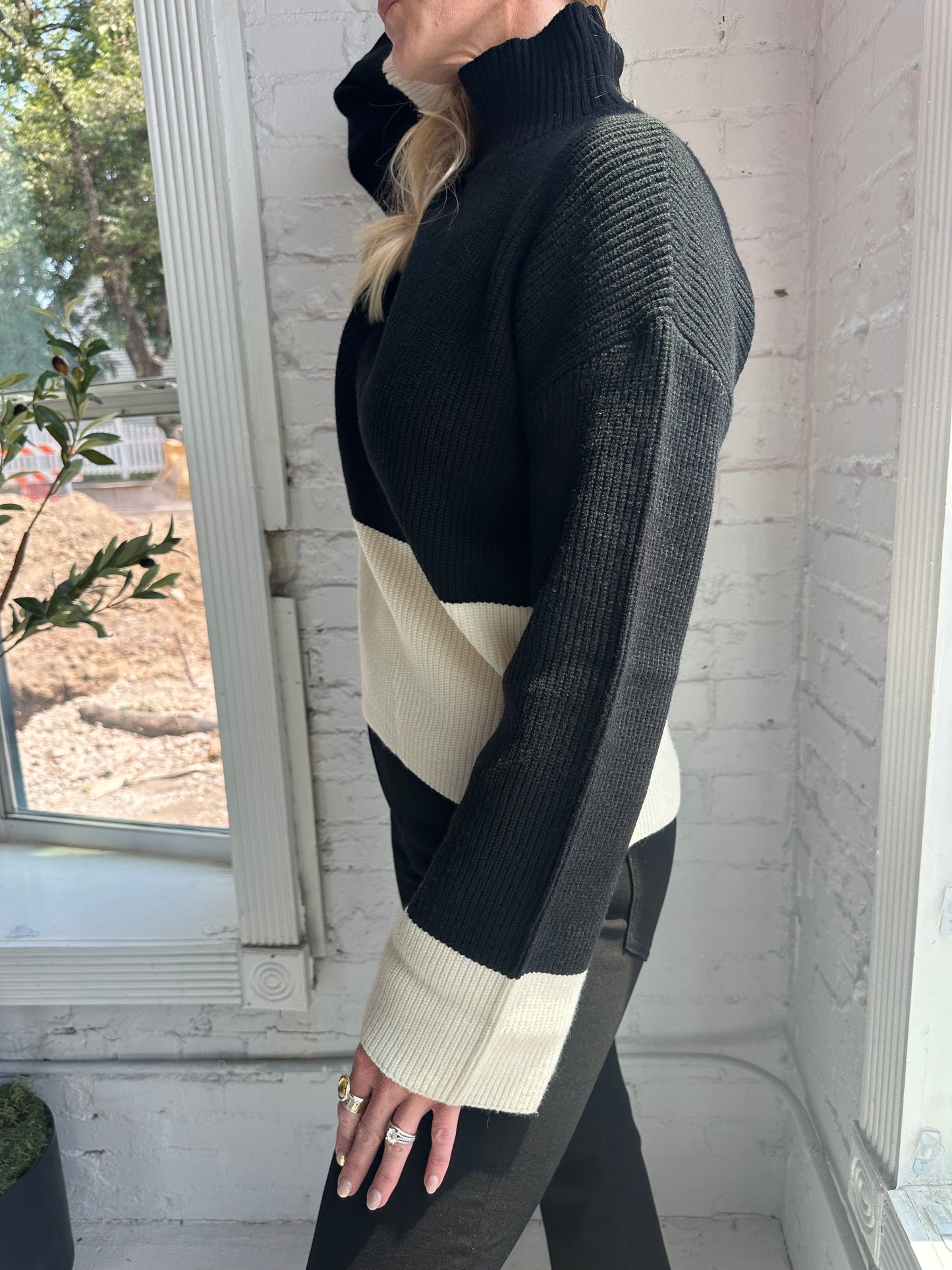 Abbey Color Block Sweater
