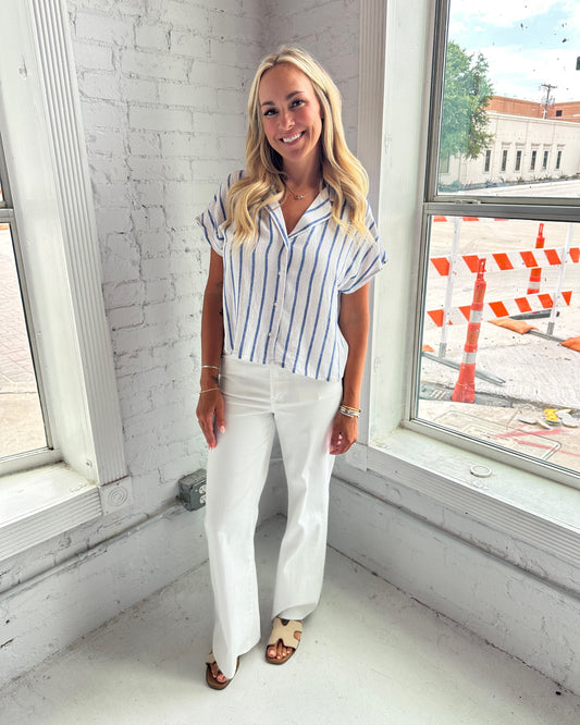 Fiona Wide Leg White White