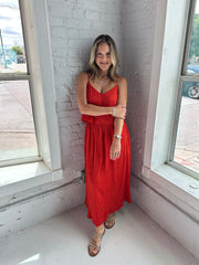 Nicoline Crinkle Midi Skirt