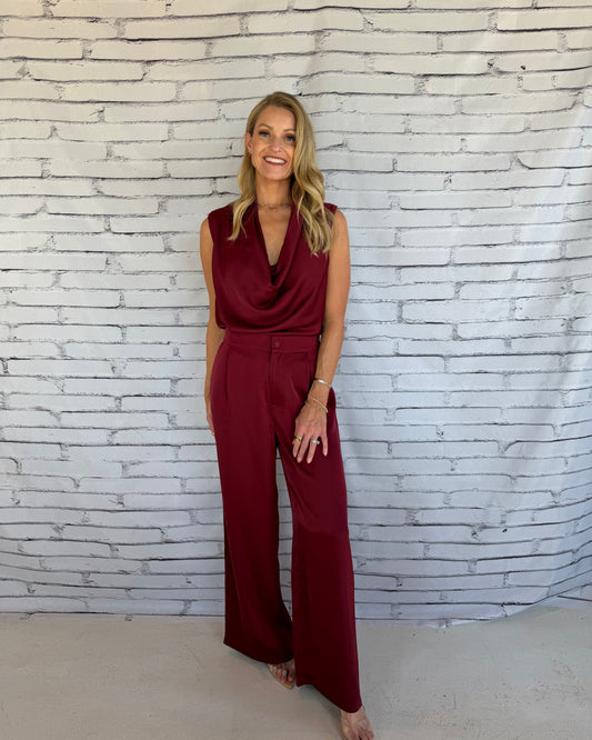 The Marielle Draped Neck Top
