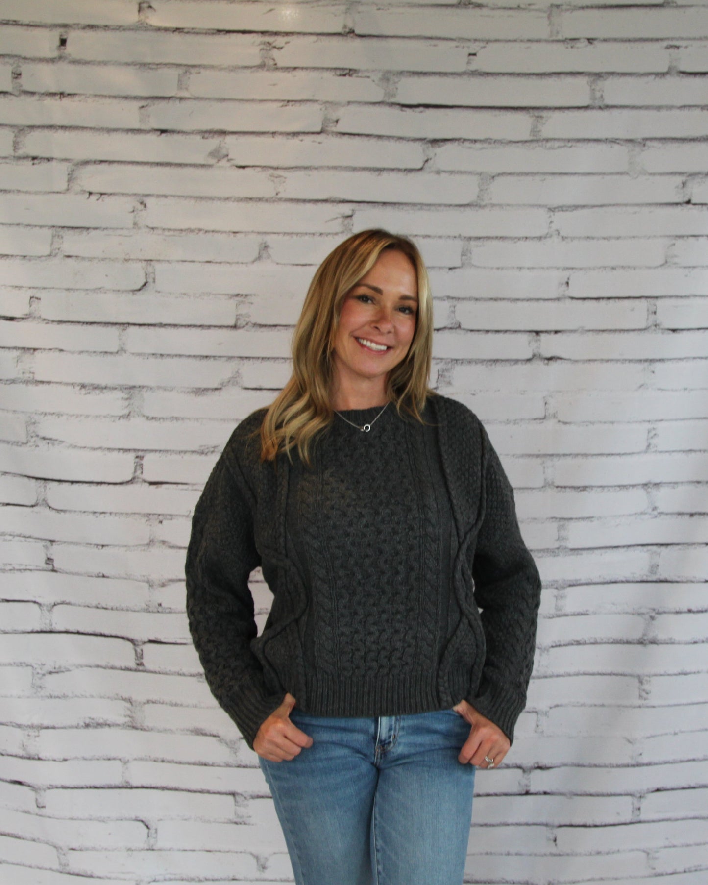 Hemingway Sweater Charcoal