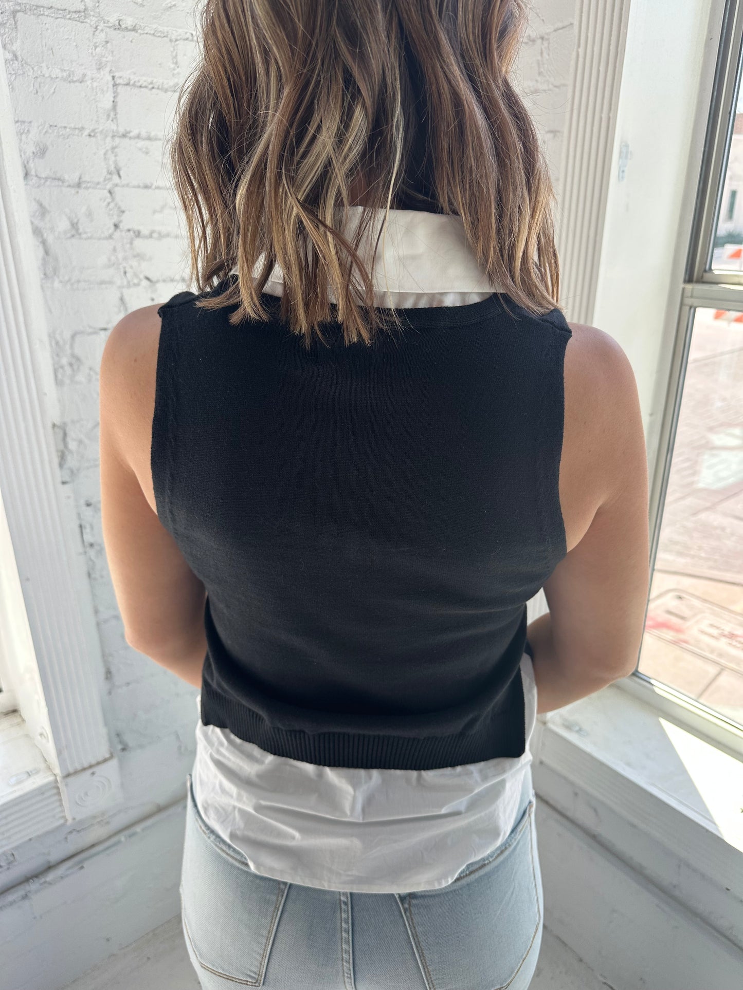 Raylee Sweater Tank Combo