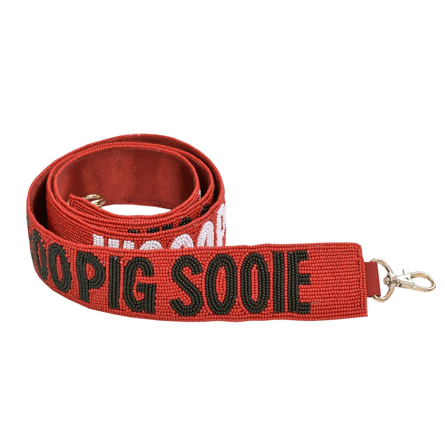 Woo Pig Beaded Purse Strap