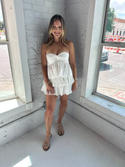 White Twist Front Tube Top