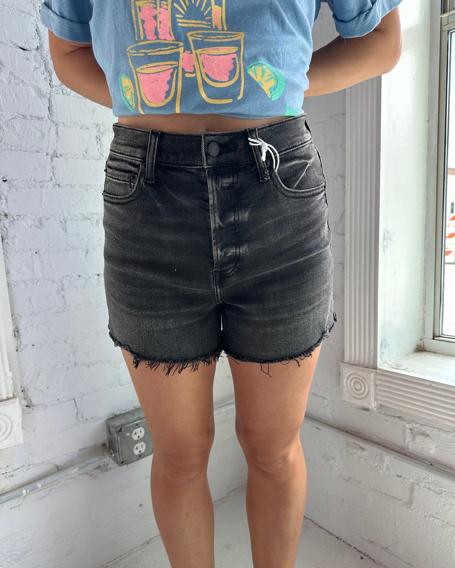 Bottom Line High Rise Short Raven Vintage