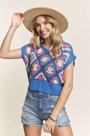 Kendra Crochet Top