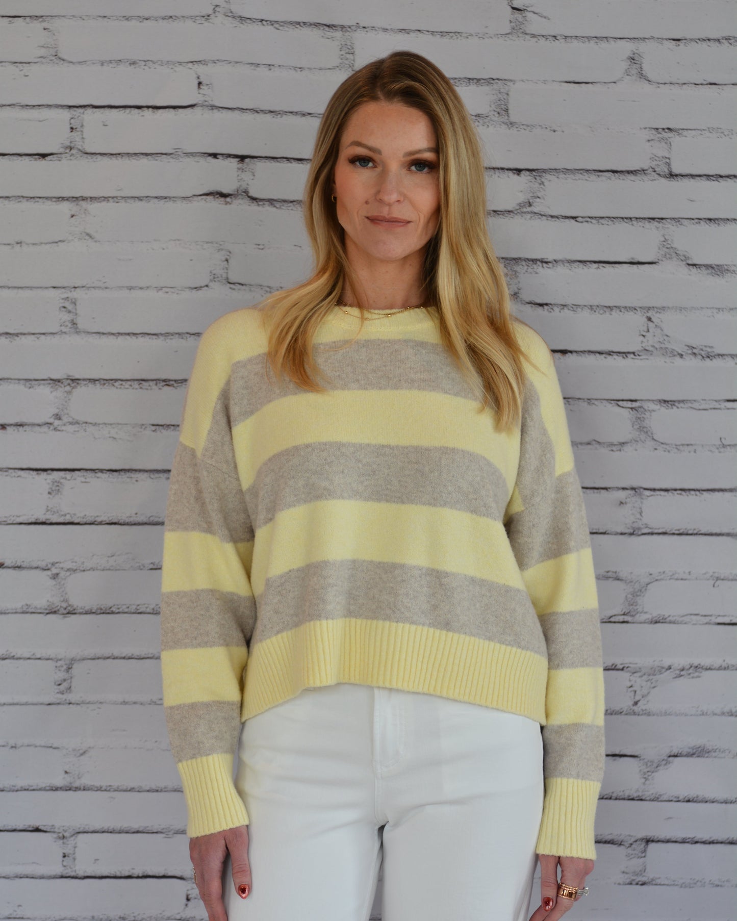 Cirrus Stripe Sweater Sunnyside