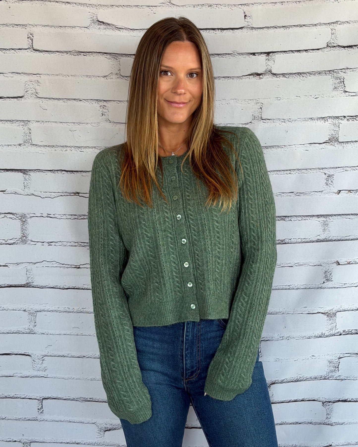 Medina Pointelle Cardigan