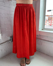 Nicoline Crinkle Midi Skirt