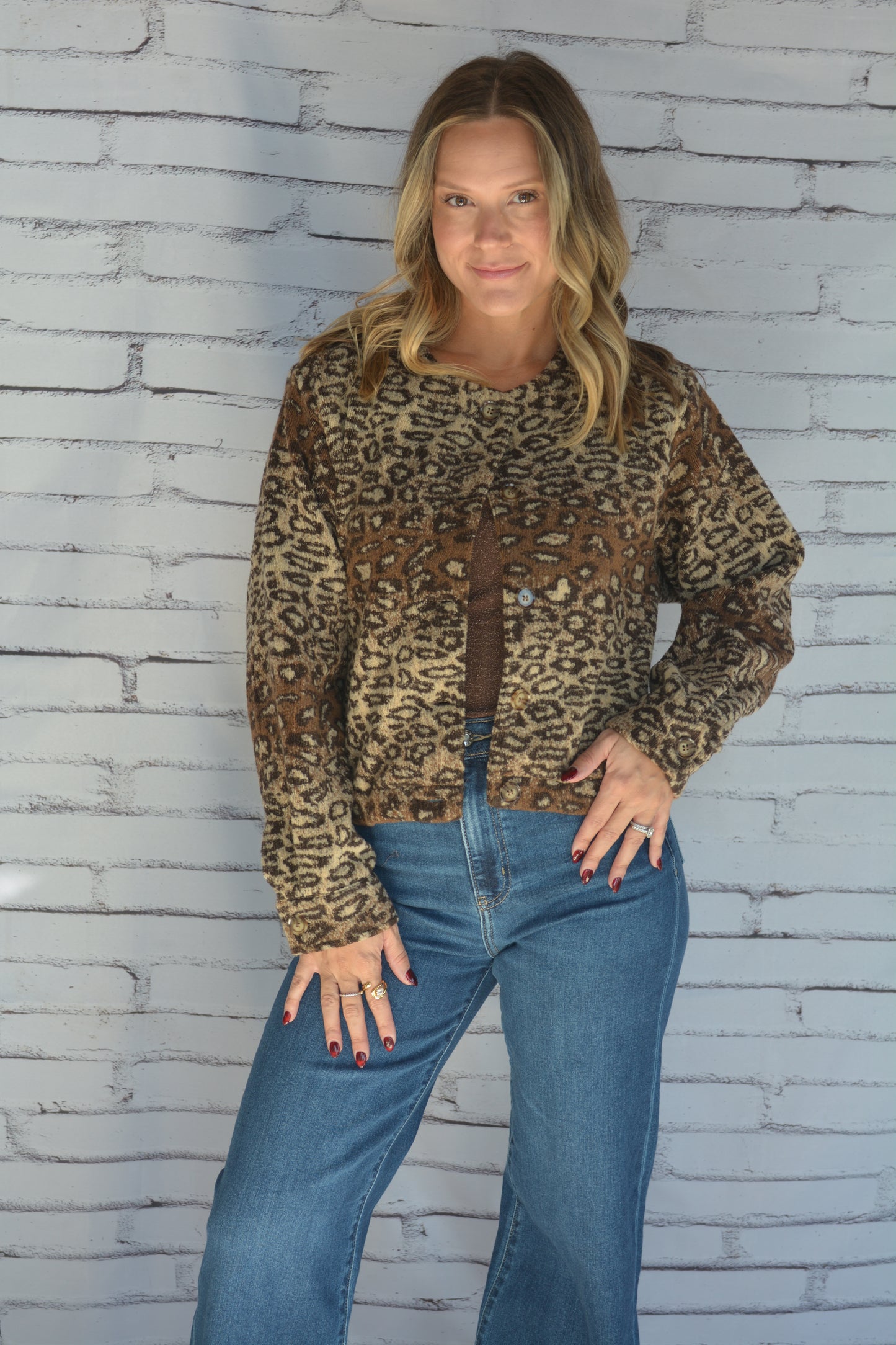 Lurex Square Neck Top French Roast