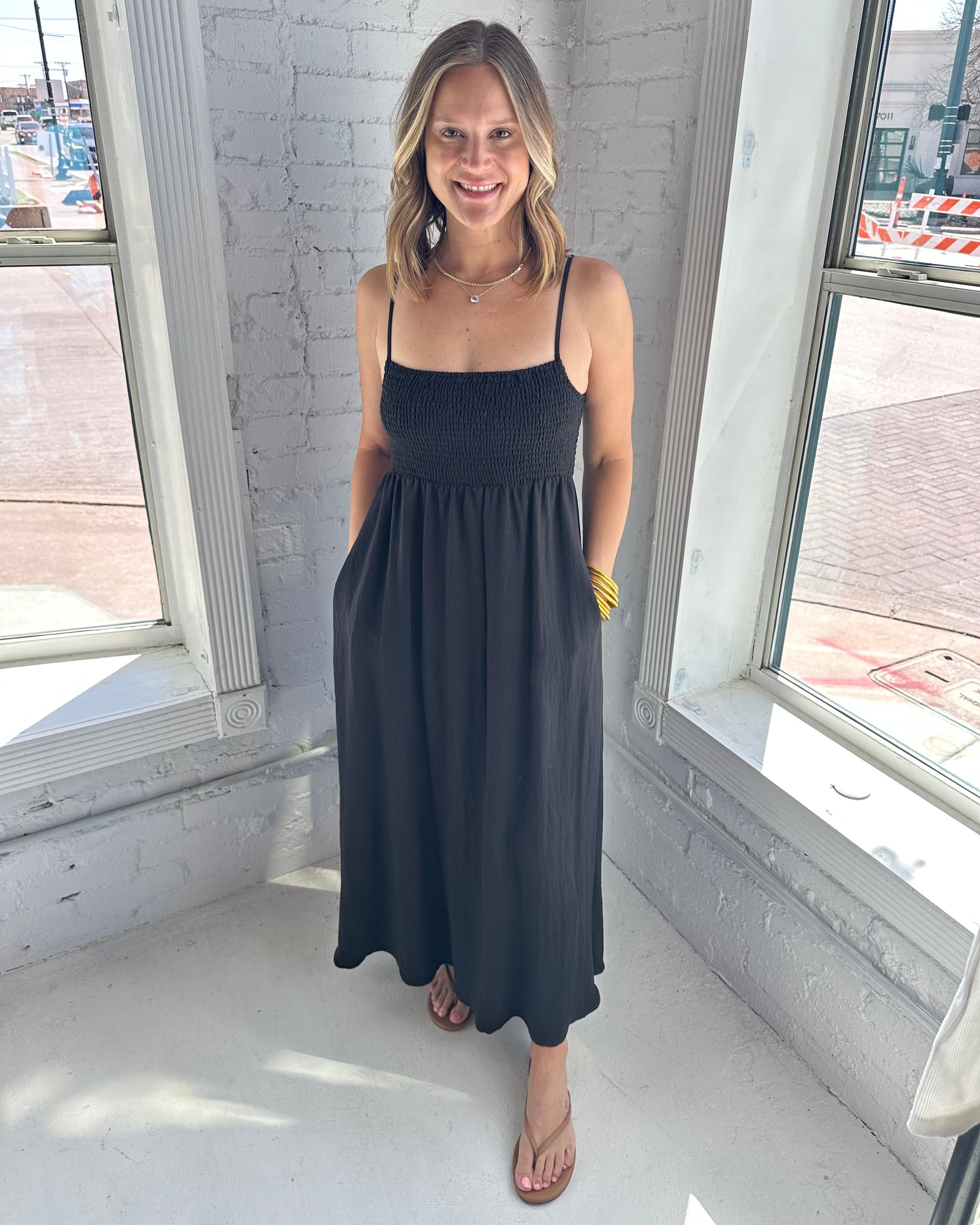 knee length dresses for ladies BEACHSIDE MIDI DRESS – Kelly's on Queen
