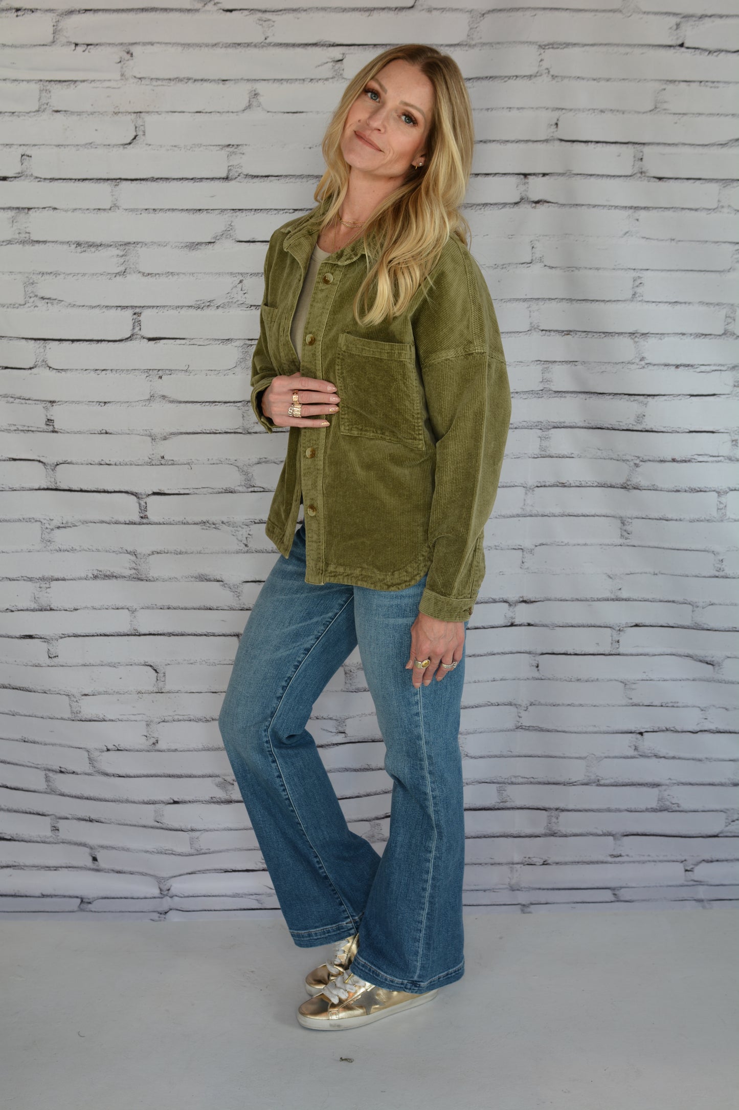 Gina Jacket Olive Branch