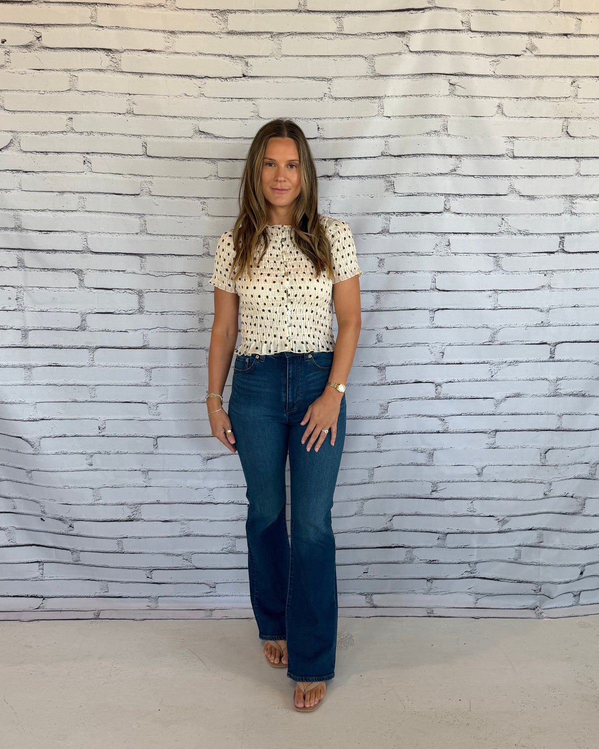Clara Polka Dot Top