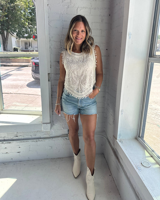 Lena Crochet Top