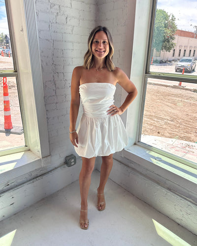 Alyssa Bubble Hem Dress