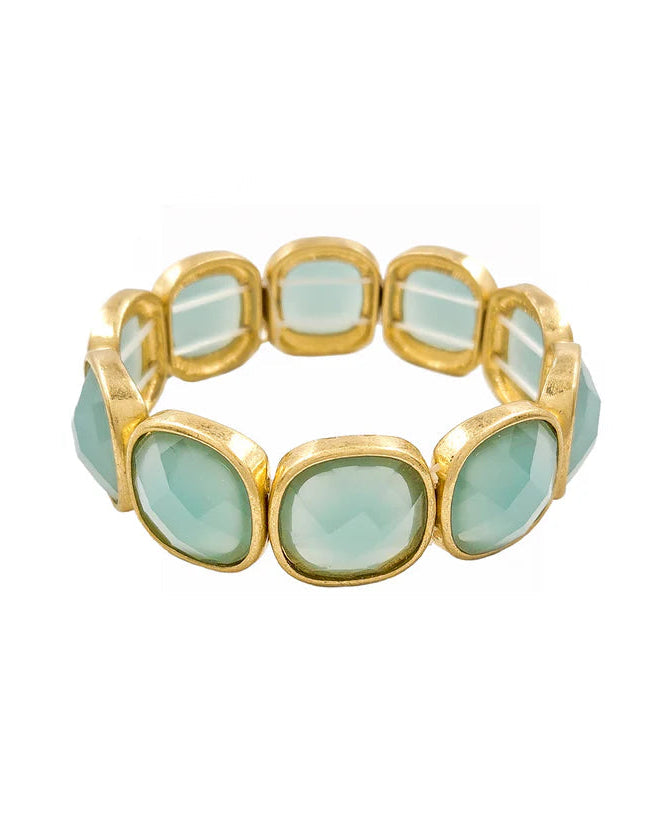 Mint Opal Square Bracelet