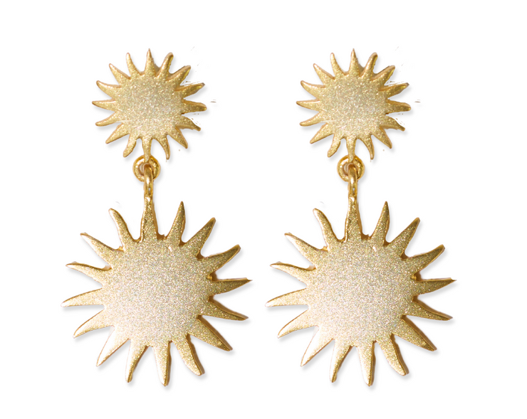 Emery Sunburst Drop Earrings