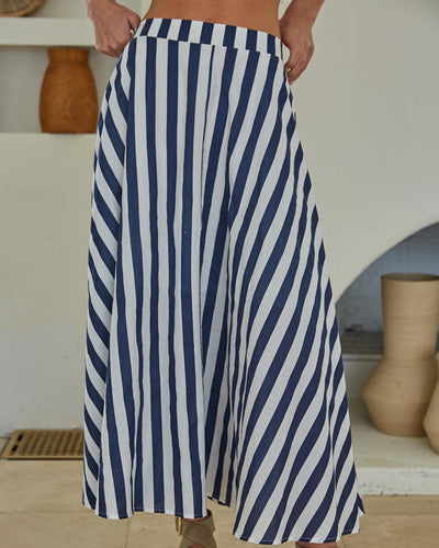 Beacon Striped Skirt