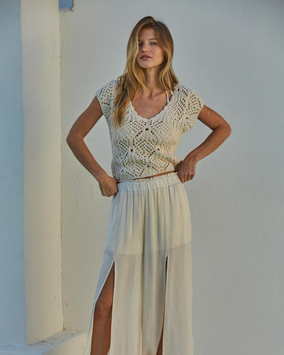 Kendra Crochet Top