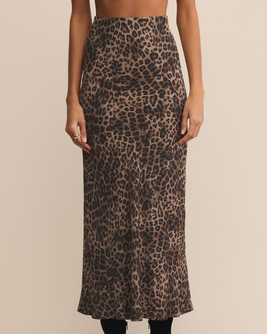 Izabel Leopard Skirt