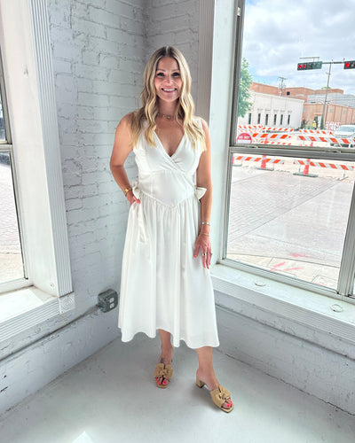 Kathryn Tie Wrap Dress