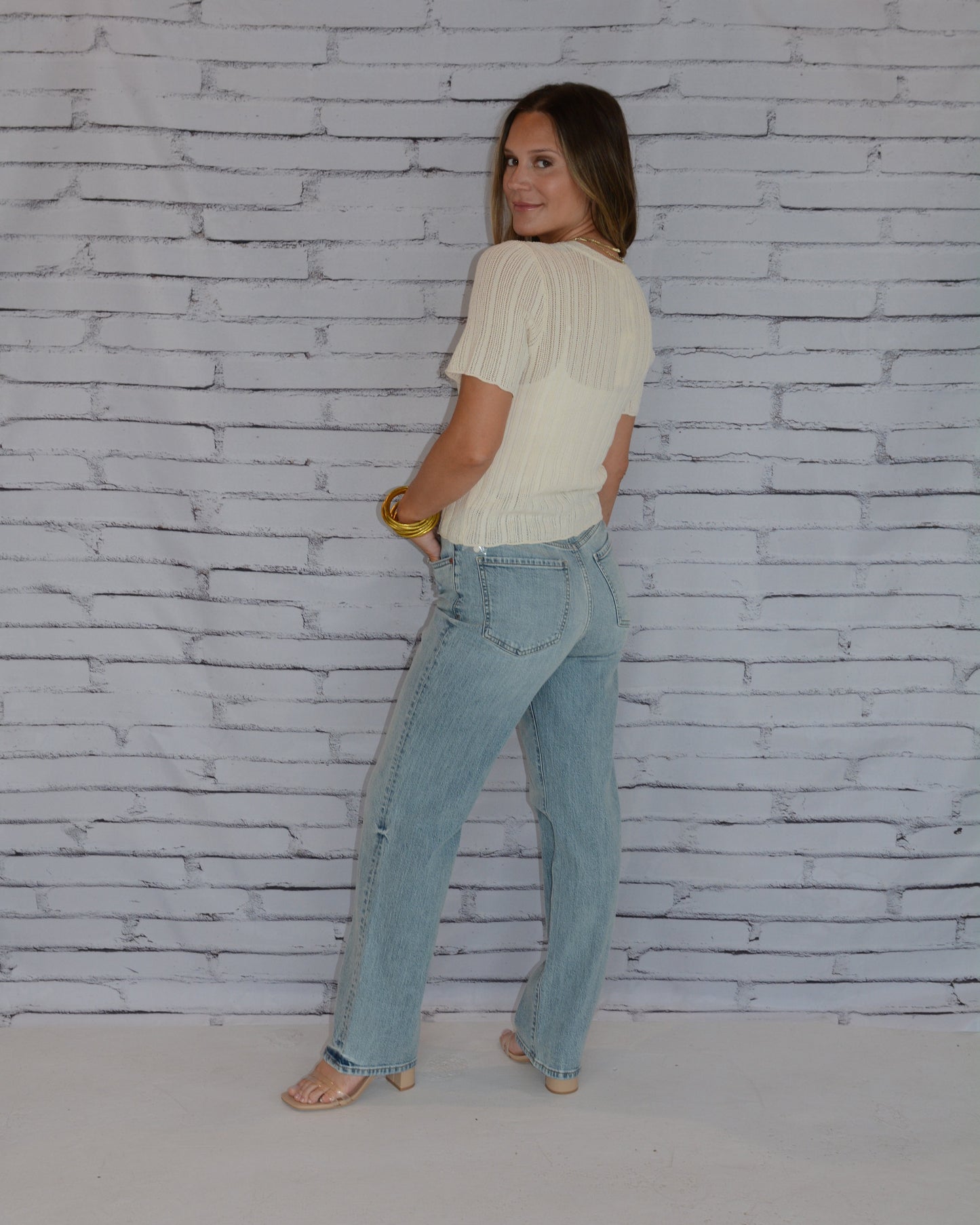 Starboard Crochet Top Linen