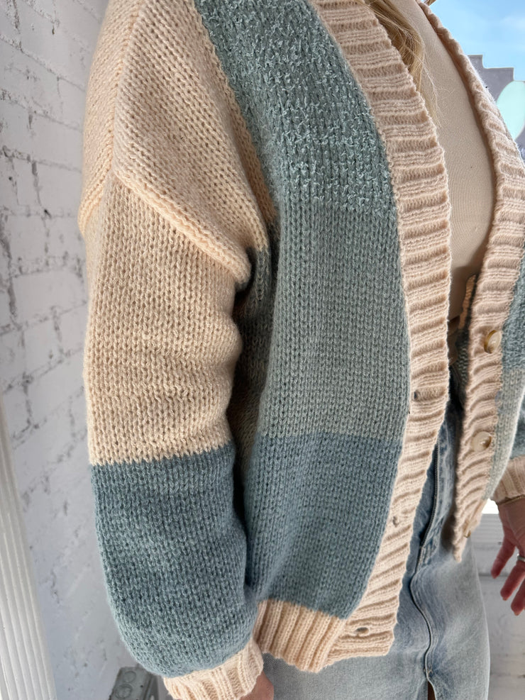 Colorblock Cardigan