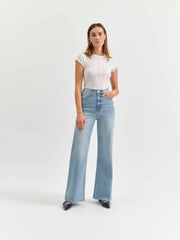Far Out High Rise Wide Leg Blooming Vintage