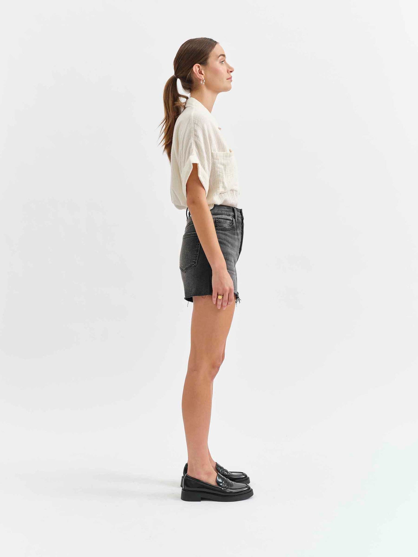 Bottom Line High Rise Short Raven Vintage