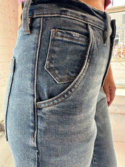 Lasso Barrel Jean Western Hue